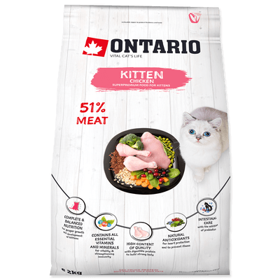 Ontario Granule pro koťata - kuře
