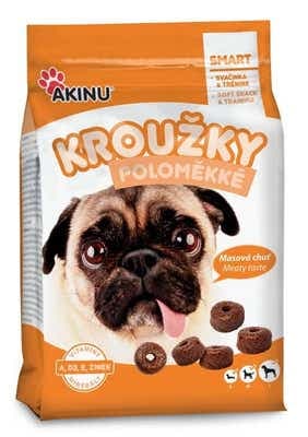 Akinu Kroužky pro psy poloměkké 500.0 g
