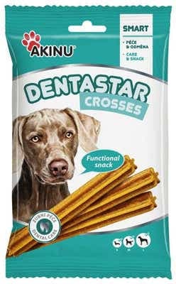 Akinu Pamlsky pro psy Denta Star žvýkací tyčky 170g 7.0 ks