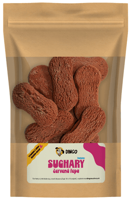Dingo Suchary s červenou řepou bezlepkové