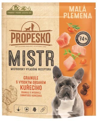 Propesko Mistr Mini granule s vysokým obsahem kuřecího