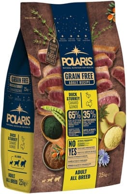 Polaris  bezobilné granule s Adult s kachním a krůtím