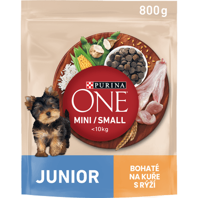 Purina ONE Mini Junior granule pro štěňata, kuře