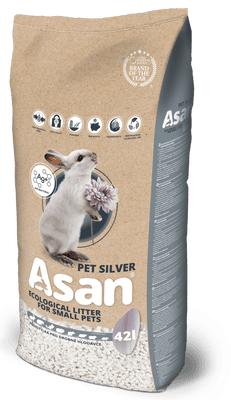 Asan Pet Silver podestýlka pro drobné hlodavce