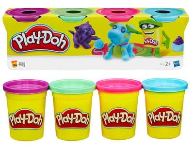 Hasbro Play-Doh Modelovací hmota, balení 4 tub (4x 112 g)
