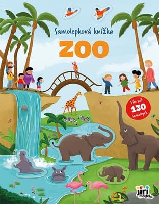 JIRI MODELS Samolepková knížka Zoo