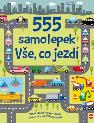 Svojtka & Co 555 samolepek - Vše, co jezdí