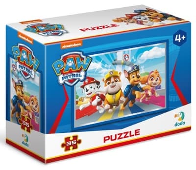 Teddies Minipuzzle Tlapková patrola 35 dílků