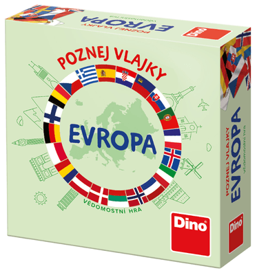 Dino Toys Poznej vlajky Evropa - Cestovní hra