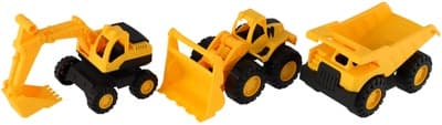 Teddies Auto stavební, na volný chod, 12 cm