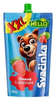 Hello Ovocná svačinka XXL s jahodami