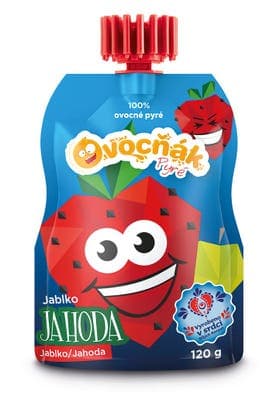 Ovocňák Pyré jablko-jahoda