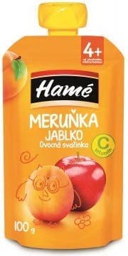 Hamé ovocná svačinka Meruňka, jablko