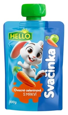 Hello Ovocně - zeleninová svačinka s mrkví 100.0 g
