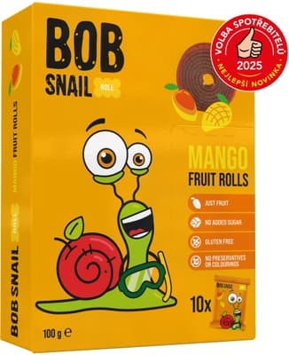Šnek Bob Ovocné rolky mango