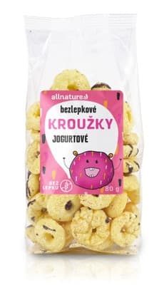 Allnature Kroužky jogurtové bezlepkové