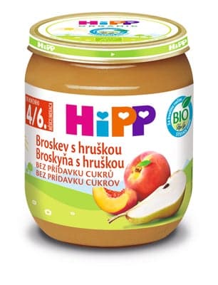 HiPP BIO Broskev s hruškou