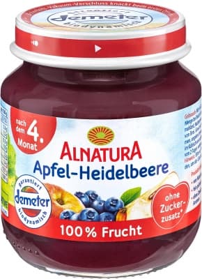 ALNATURA BIO Dětská výživa Jablko a borůvka