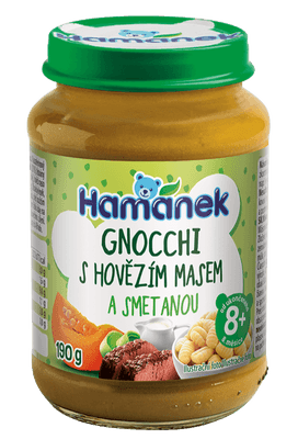 Hamánek Gnocchi s hovězím masem a smetanou