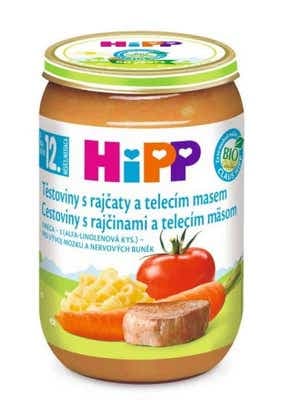 HiPP BIO těstoviny s rajčaty a telecím masem 220.0 g