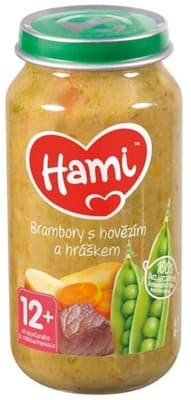 Hami Brambory s hovězím a hráškem 12m+