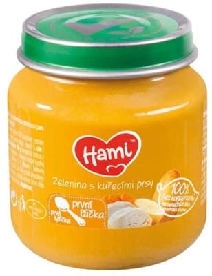 Hami Zelenina s kuřecími prsy - První lžička 4m+