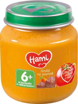 Hami Příkrm Hovězí na zelenině 6m+