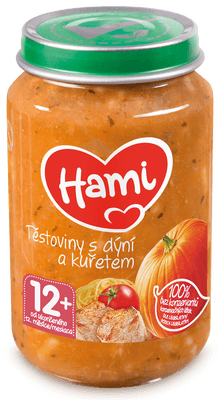 Hami Těstoviny s dýní a kuřetem 12m+ 200.0 g
