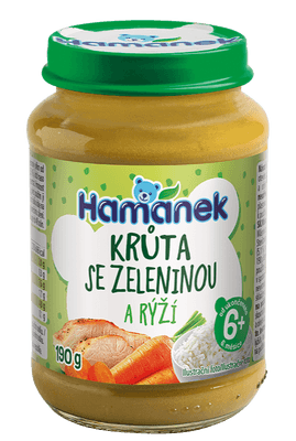 Hamánek Krůta se zeleninou a rýží