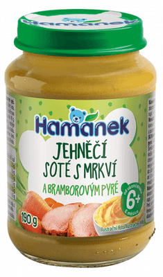 Hamánek Jehněčí soté s mrkví a bramborovým pyré
