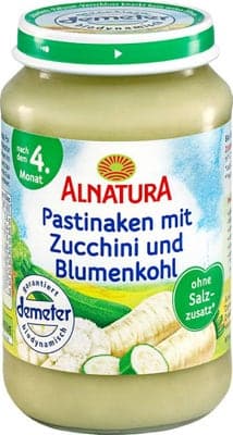 ALNATURA BIO Dětská výživa Pastiňák, cuketa a květák