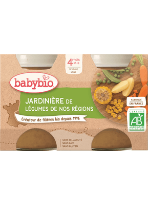 BabyBio BIO Zeleninová směs 2x130g