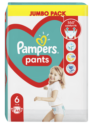 Pampers Pants Plenkové kalhotky Jumbo Pack vel. 6 (15+kg)