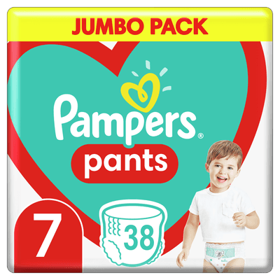 Pampers Pants Plenkové kalhotky Jumbo Pack vel. 7 (17+kg)