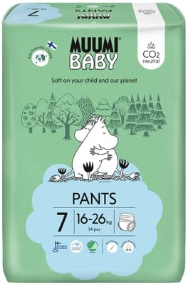 Muumi Baby Pants XL kalhotkové EKO pleny vel. 7 (16-26 kg)