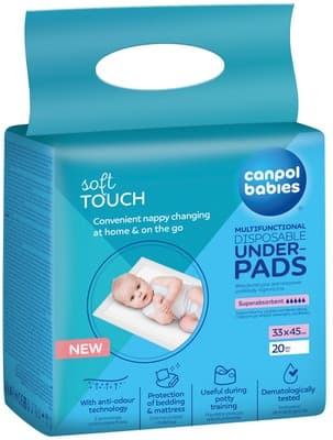 Canpol babies Multifunkční hygienické podložky (33x45 cm) 20.0 ks