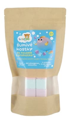 Teddies Beauted Šumivé kostky do koupele s probiotiky 180.0 g