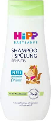 HiPP Babysanft Dětský šampón s kondicionérem