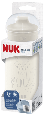 NUK Láhev Mini-Me Sip nerez 300 ml ( 9+ m.) béžová