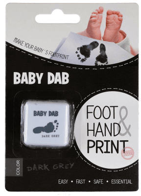 Baby Dab Barva na dětské otisky - šedá