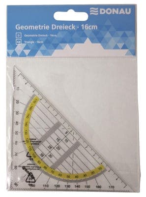 DONAU Trojúhelník s ryskou 16 cm
