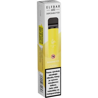 ELF BAR 600 Banana Ice, 20 mg