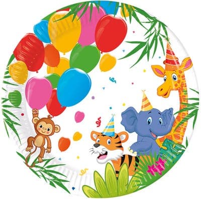 Procos Talířky papírové Džungle Ø 20 cm 8.0 ks