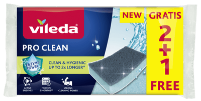 Vileda Pro Clean houbička 2+1ks