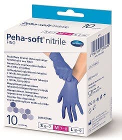 Hartmann Peha-soft nitrile fino Nitrilové rukavice M bez latexu