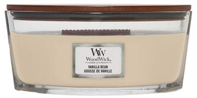 Wood Wick Vanilla Bean Vonná svíčka loď se dřevěným knotem