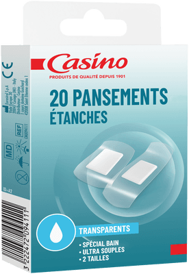 Casino Náplasti voděodolné transparentní