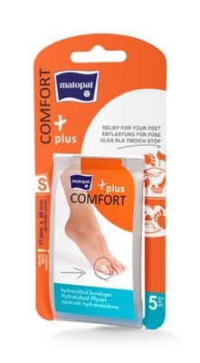 Matopat Comfort Plus hydrokoloidní náplast S, 17x48 mm