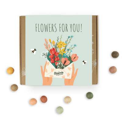 Blossombs Semínkové bomby - Dárkový box Kytice