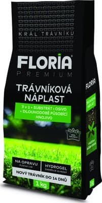 Floria Trávníková náplast 3 v1, 1.0 kg